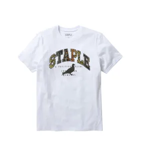 Staple Men Logo Print Tee Brown 2206C6982-BRN