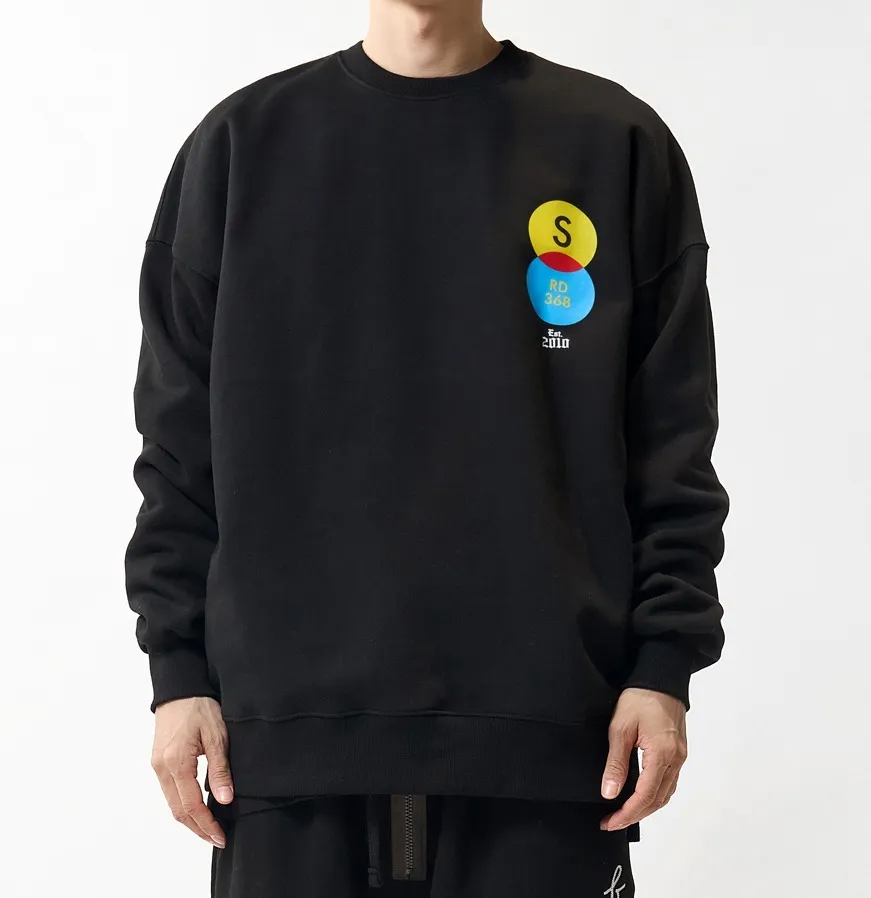 STIGMA  |[ STIGMA ]22 TYPO OVERSIZED HEAVY SWEAT CREWNECK