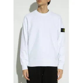 STONE ISLAND  |Crew Neck Street Style Long Sleeves Plain Cotton Logo