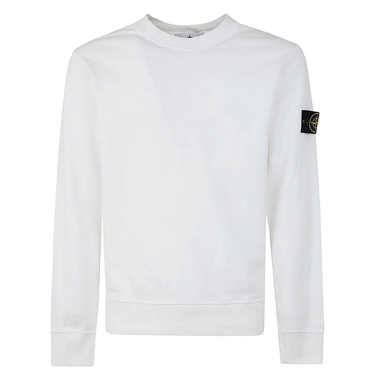 STONE ISLAND  |Crew Neck Street Style Long Sleeves Plain Cotton Logo