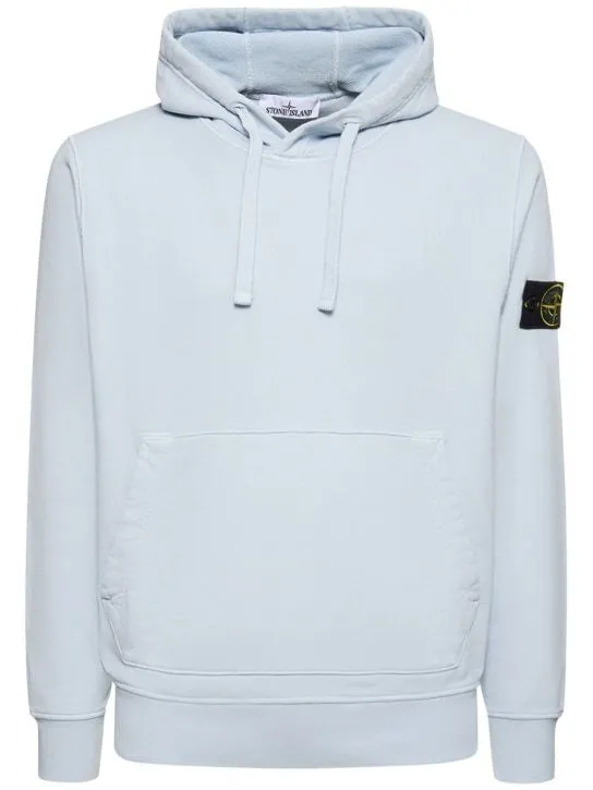 STONE ISLAND  |Long Sleeves Plain Cotton Bridal Logo Outlet Sweatshirts