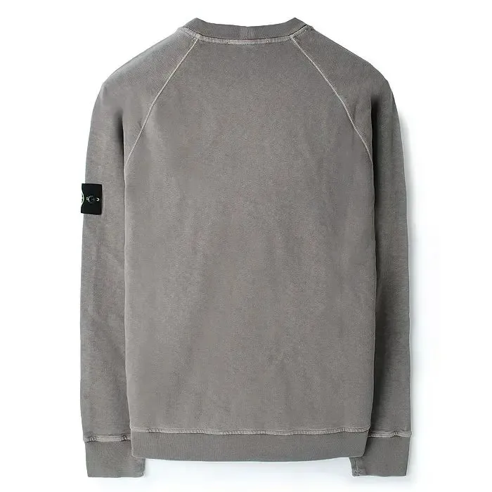 STONE ISLAND  |Street Style U-Neck Long Sleeves Cotton Logo Sweatshirts