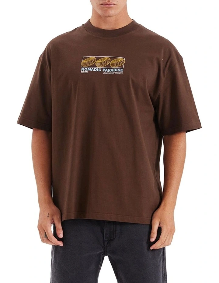 Summit Heavy Street Tee in Brown