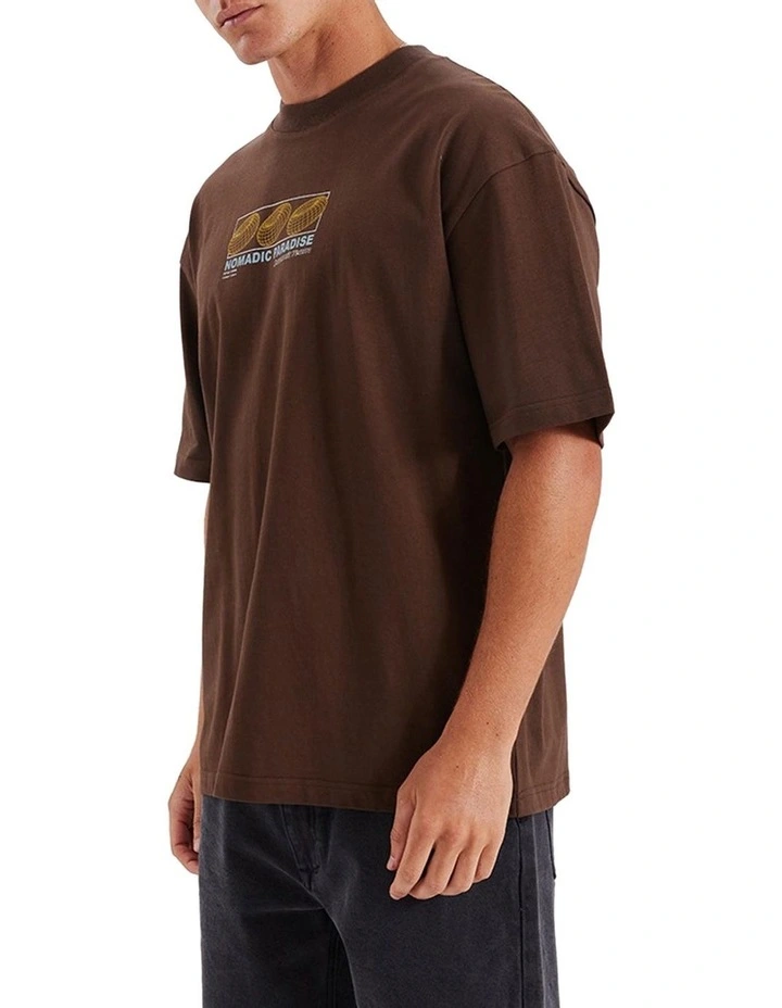 Summit Heavy Street Tee in Brown