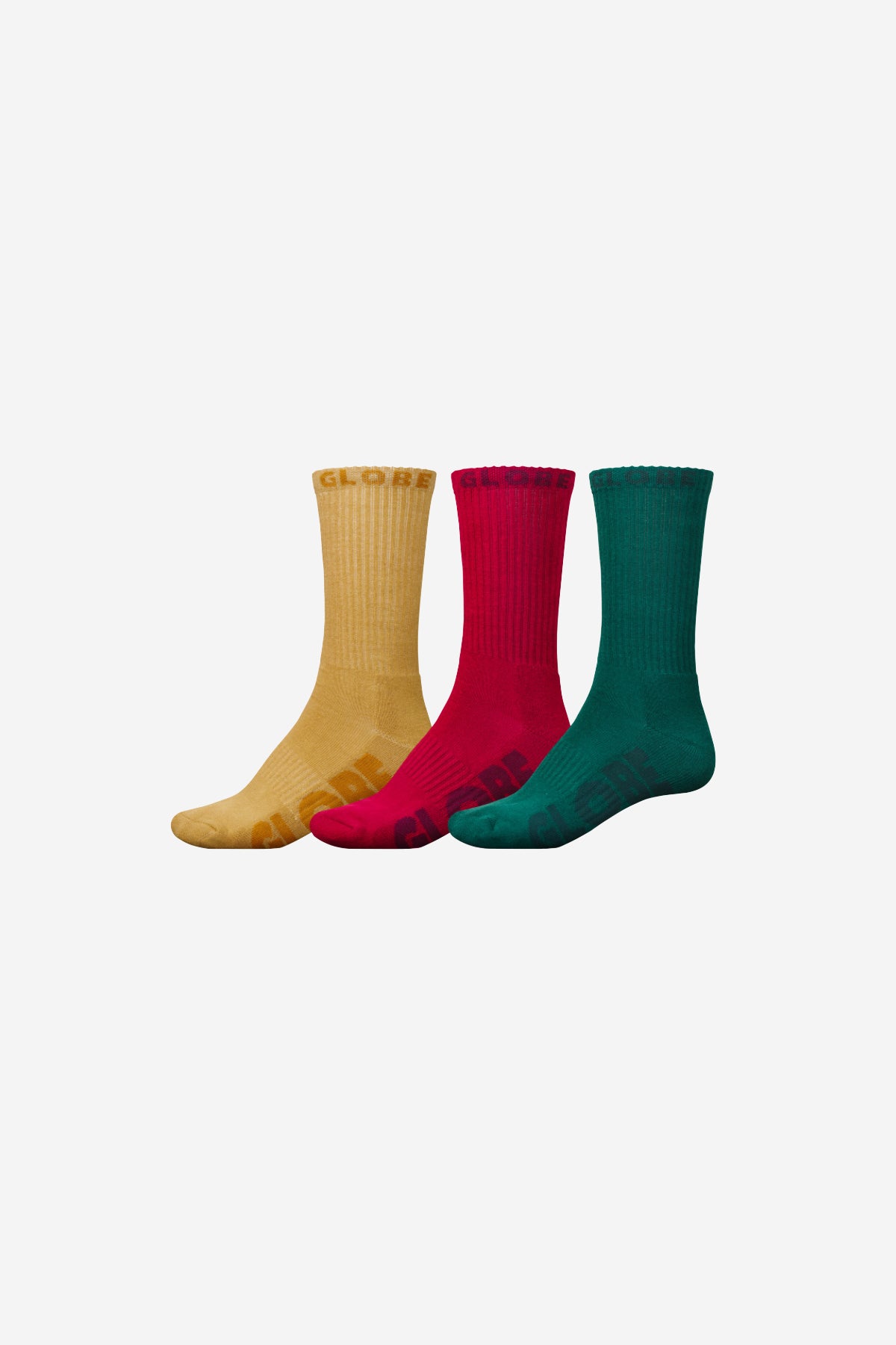 Sustain Crew Sock 3 Pack - Assorted