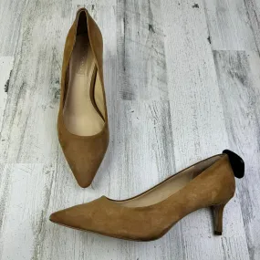 Tan Shoes Heels Kitten Antonio Melani, Size 10