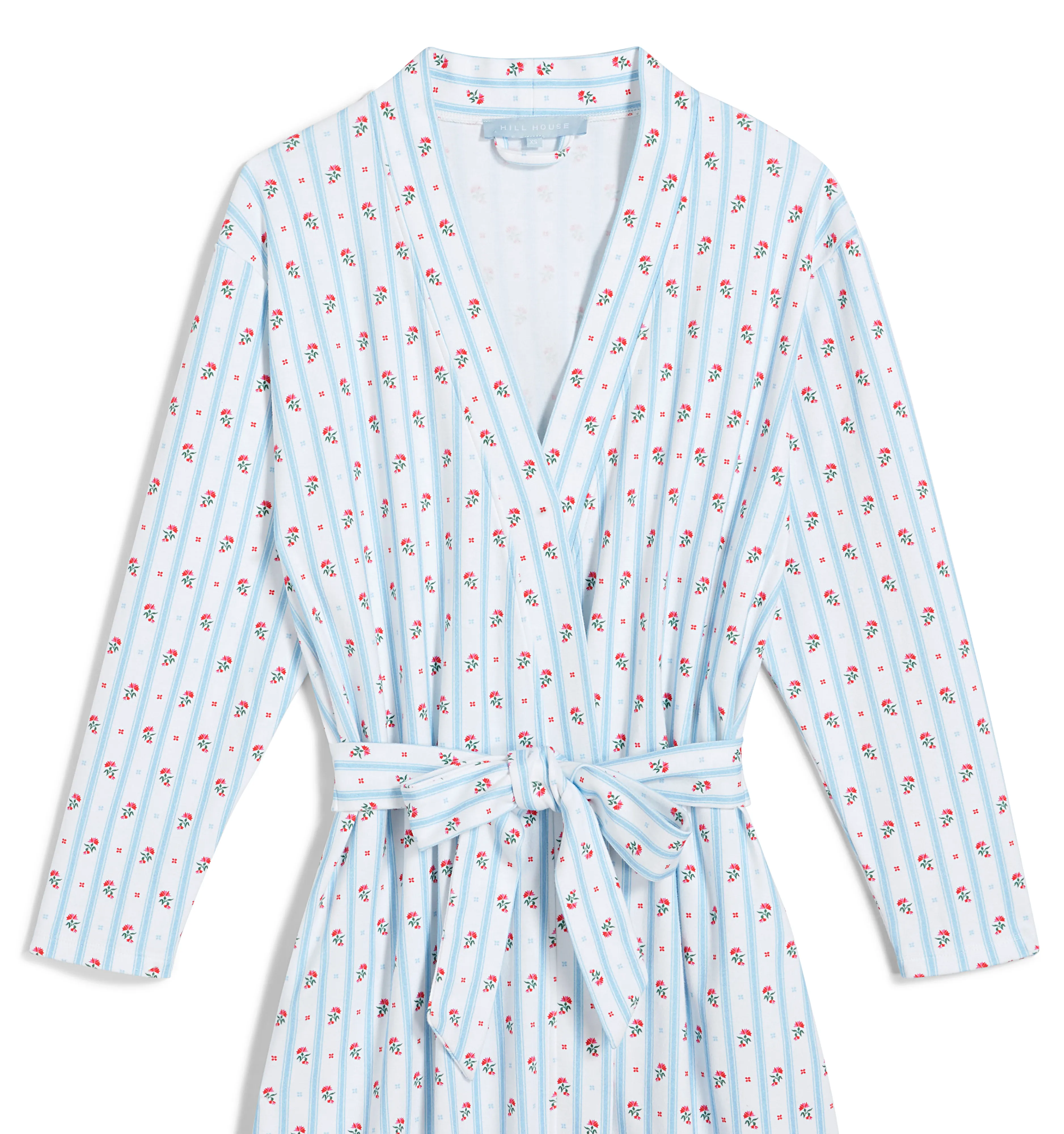 The Drew Robe - Floral Stripe