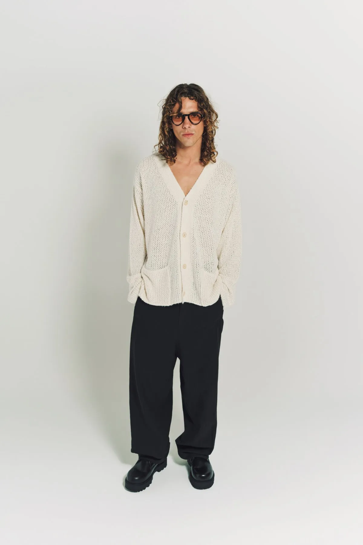 THE ELDER STATESMAN | SELERINO NET CARDIGAN