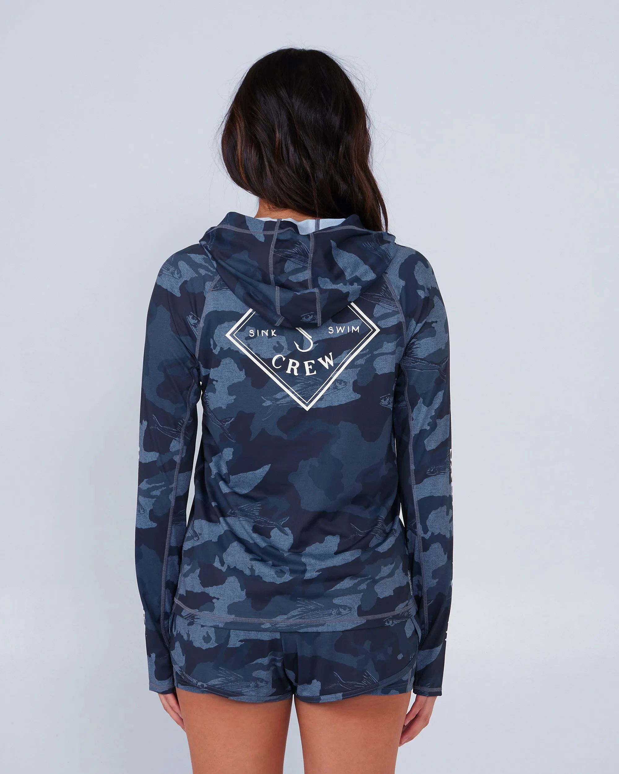 Tippet Blue Camo Tech Hoody