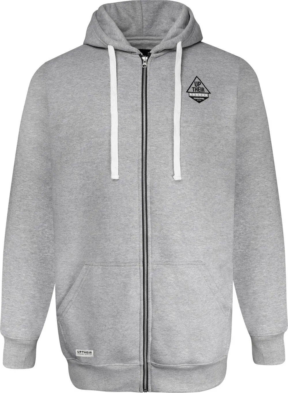 Uptheir Adderley Star Graphic Zip Hoody - Alloy