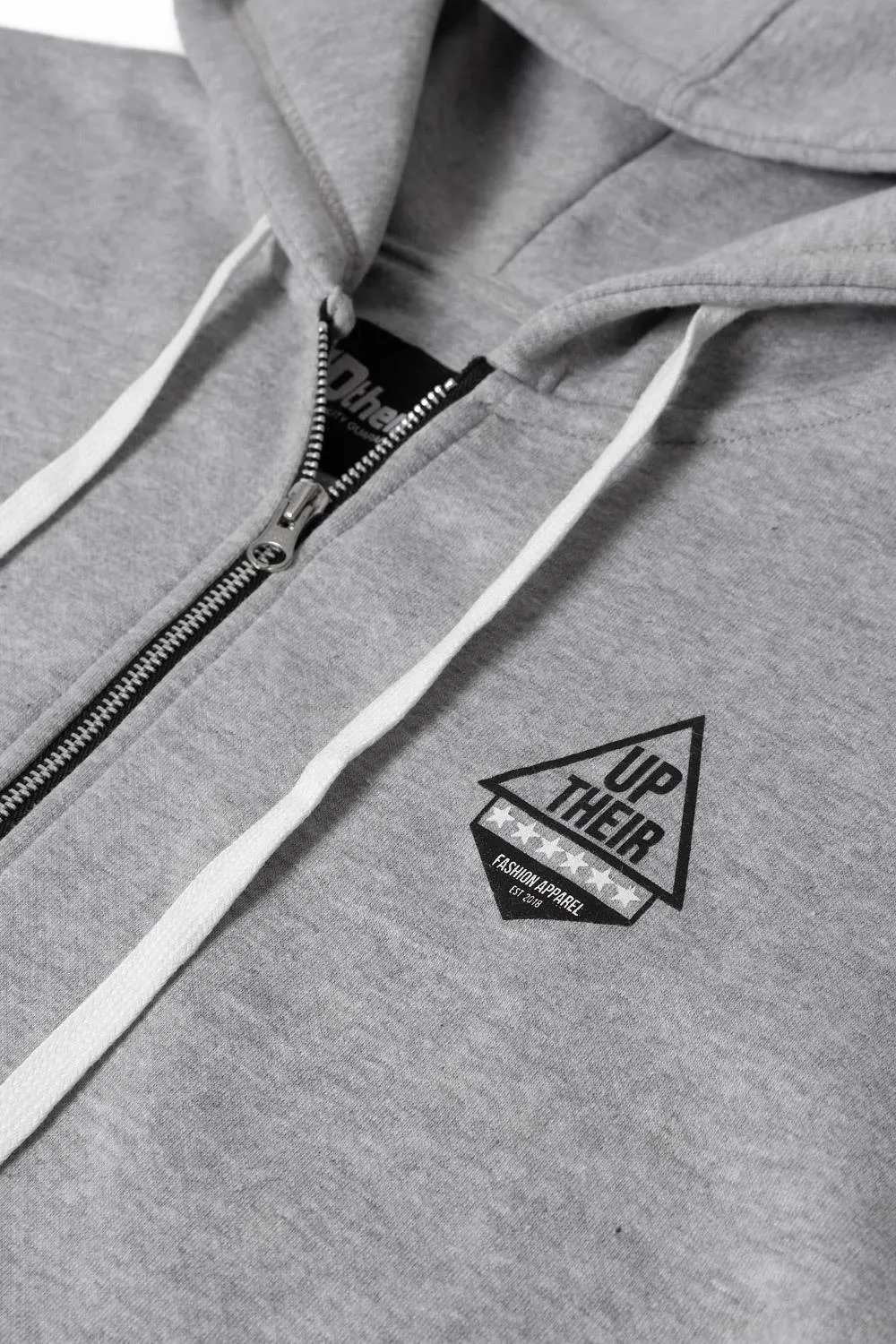 Uptheir Adderley Star Graphic Zip Hoody - Alloy