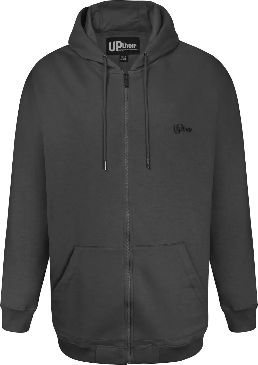 Uptheir Boom Time Full Zip Hoody - Grey