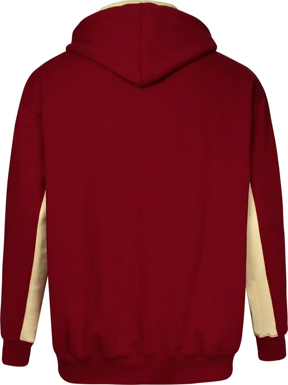 Uptheir Vulcan Contrast Zip Hoody - Red Salmon