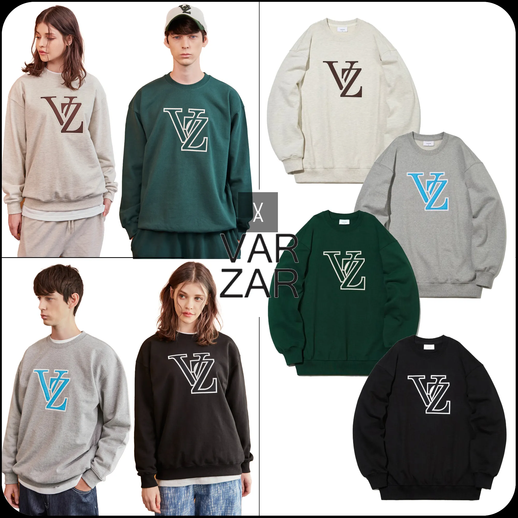 VARZAR  |[VARZAR]★VZ Applique Sweat Shirts