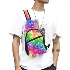 Vivid Tie-Dye Rave Chest Bag