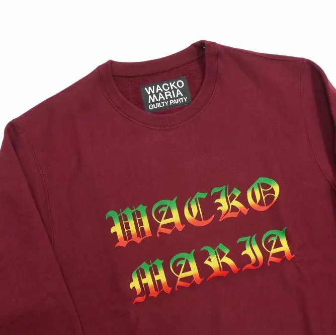 WACKO MARIA  |Unisex Street Style Long Sleeves Plain Cotton Logo