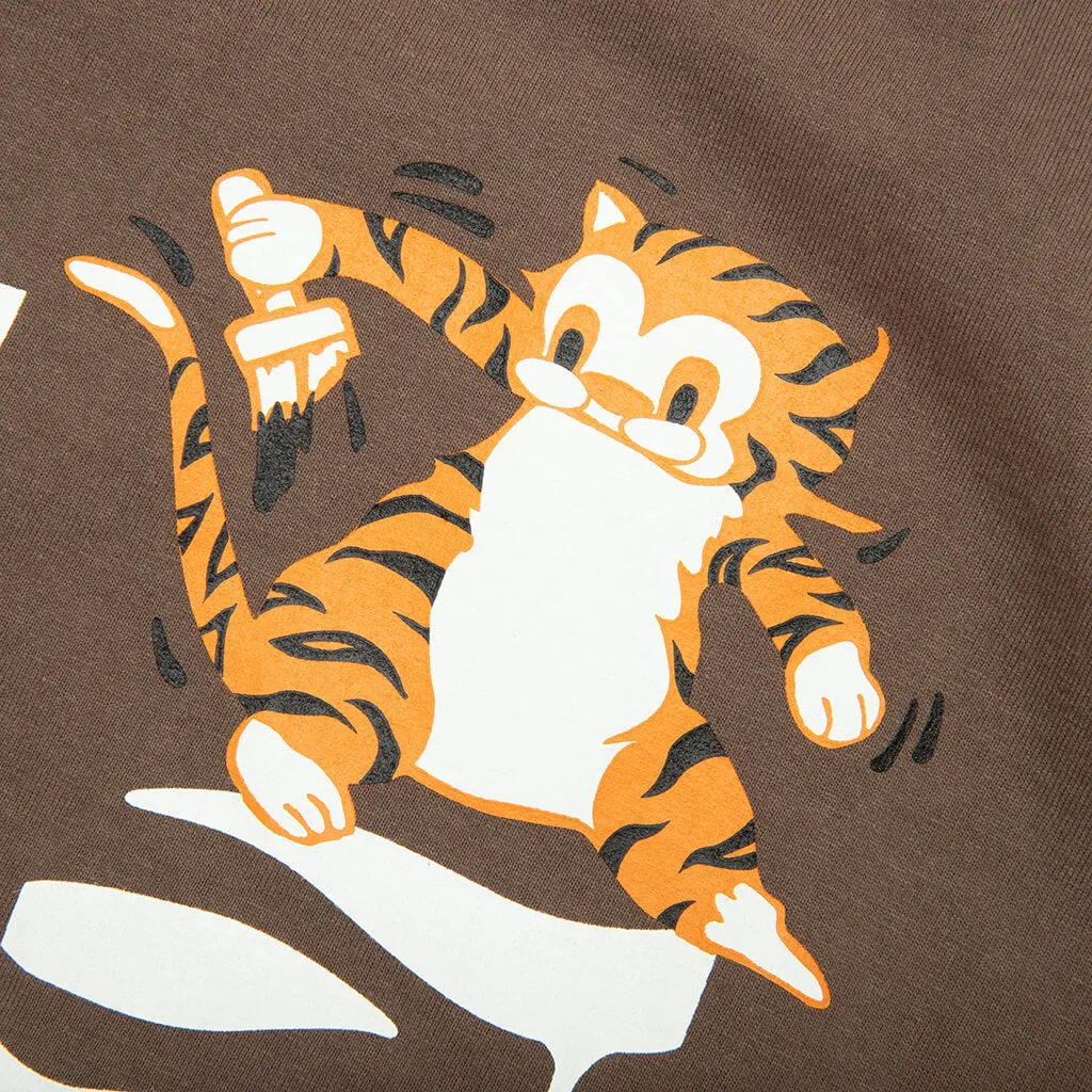 White Tiger Tee - Brown