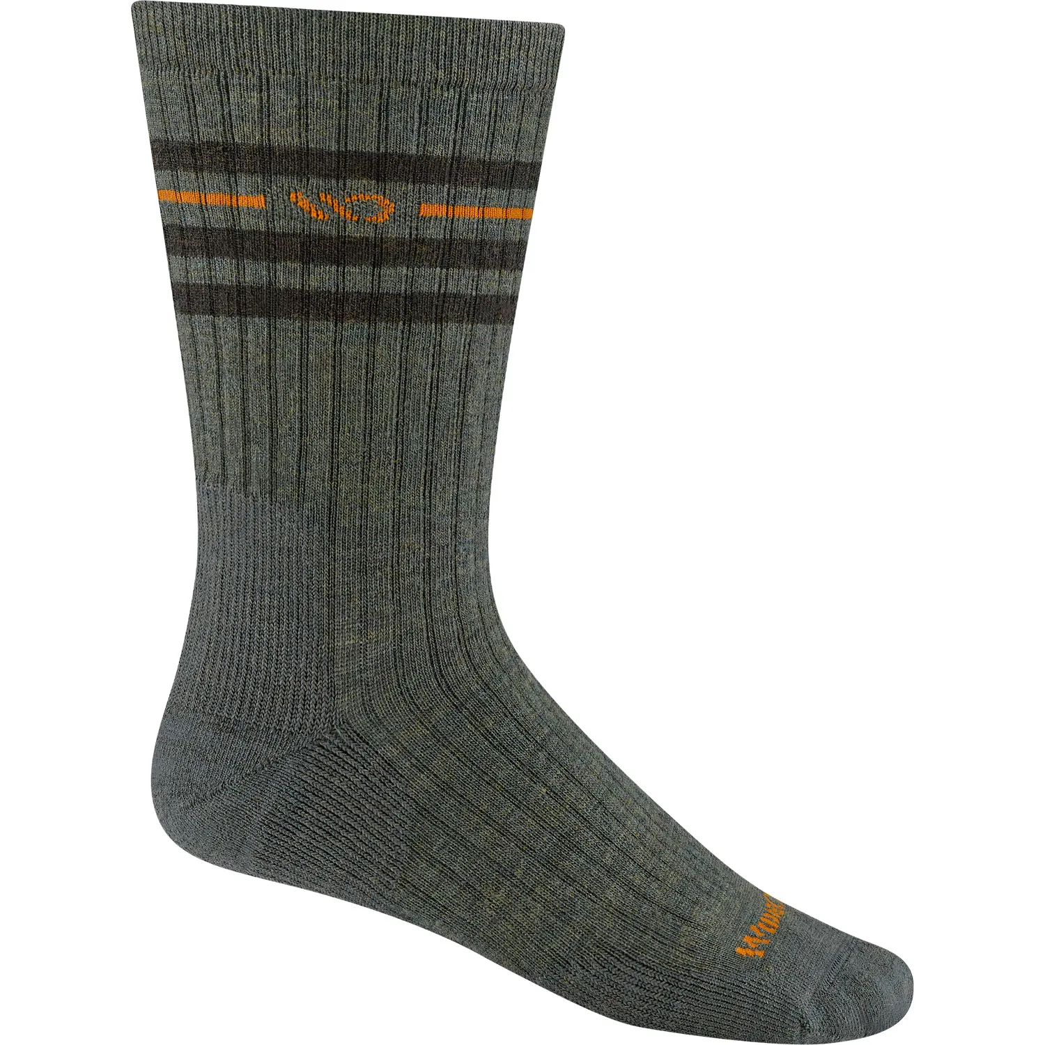 WIDE OPEN MENS VINTAGE STRIPE CUSHIONED CREW SOCKS