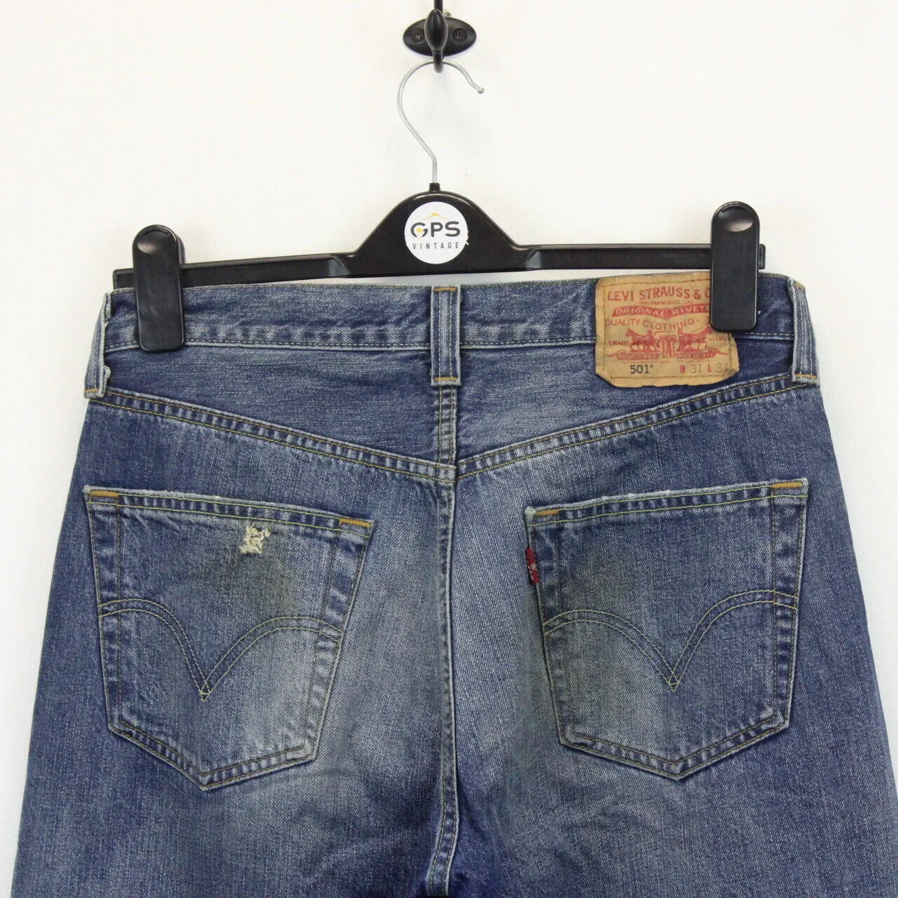 Womens LEVIS 501 Jeans Mid Blue | W31 L34