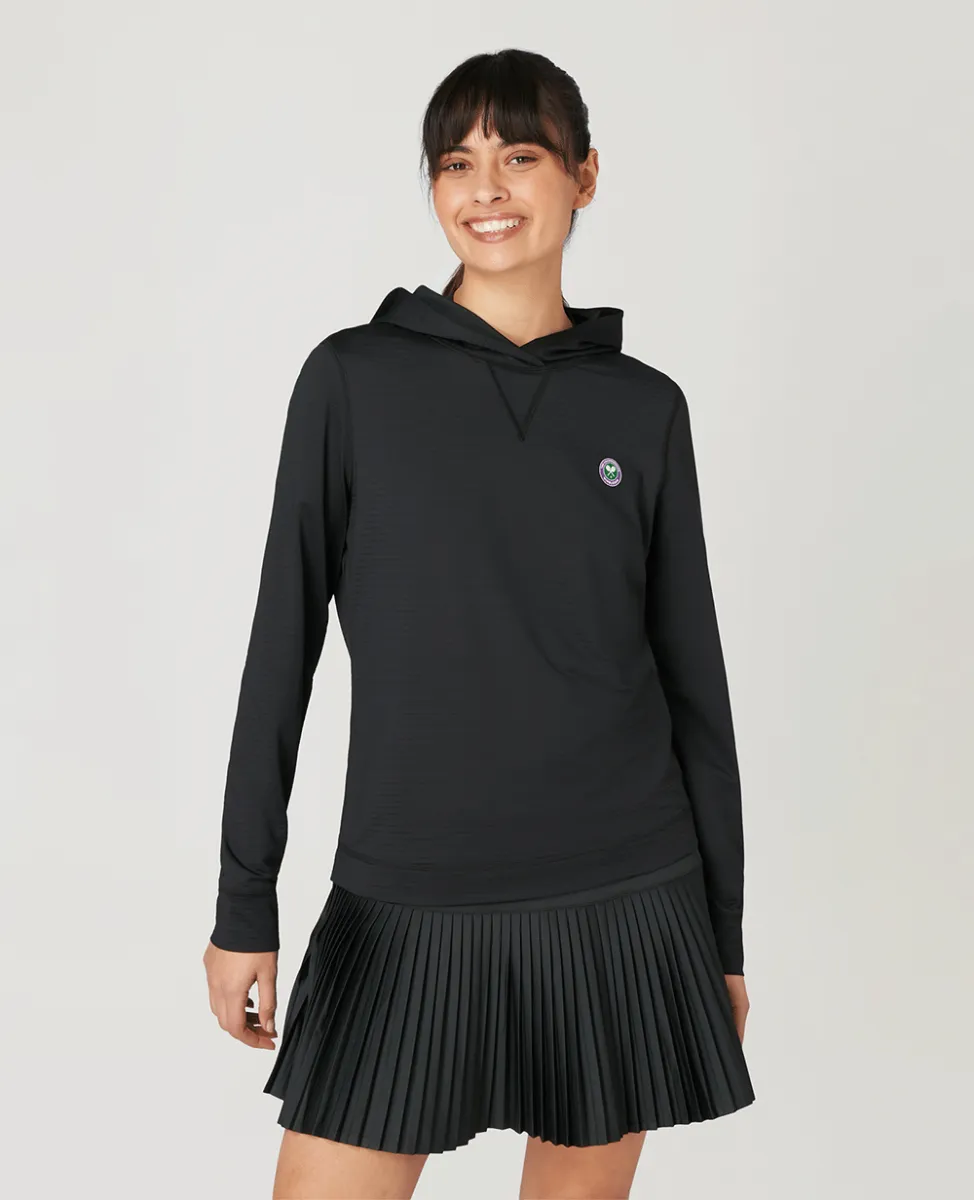 Womens Light Performance Hoody - Black